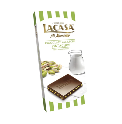 Chocolate con leche con Pistachos